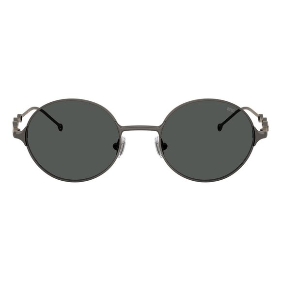 New DIESEL Grey Round DL1008 1009/87 Sunglasses Women - Picture 2 of 6